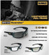 DPG104 Excavator Safety Glass - Black Frame - Clear Lens...