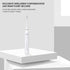 Automatic Touch Control 5-Speed Adult Models Sonic Rechargeable Dental Cleaning Electric Toothbrush (White)...