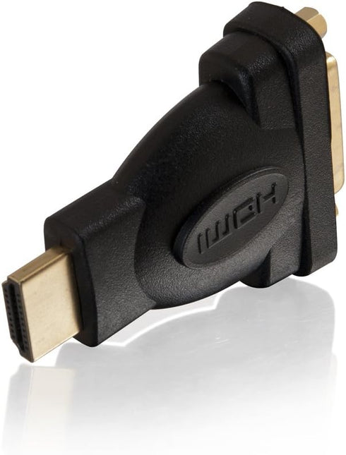 C2G 40745 Velocity DVI-D Female to HDMI Male Inline Adapter, Black...