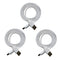 3pcs Extension Cable USB to DC Cable - 5V USB 2.0 Port Male to DC 5V Male 5.5mm x 2.5mm Power Cord White 100cm(3.3ft)...