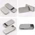 Hemoton 20pcs Rectangular Slide Top Tinplate Box Sliding Cover Push-Pull Tin Box Metal Tin Containers for Candies Jewelry Crafts Lip Balm Storage ...