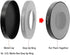 Metal Cap for 95mm/85mm /80mm O.D. Matte Box Step Up Ring, Camera Metal Lens Cap Lens Protection Cover for LingoFoto 86mm/82mm/77mmStep Up Ring (8...