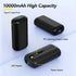Portable Charger 10000mAh Compact Small Power Bank with Built-in Cable 20W PD Charging & LED Display Battery Pack Compatible with iPhone 14/14 Plu...