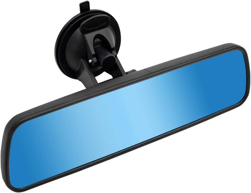 Anti-Glare Rear View Mirror,LECAMEBOR Blue HD Universal Car Interior Rear View Mirror with Adjustable Suction Cup (360° Adjustable Angle)...