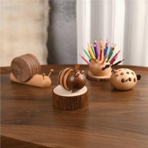 Bee Toothpick Holder Dispenser - Unique Kitchen Gadgets for Home Decor and Gifts, Cute Kitchen Accessories for Bee Lovers, Bee Decor - Perfect Kit...