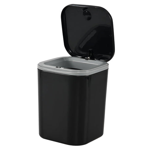 Mini Trash Can, Small Trash Can, 0.5 Gallon Mini Wastebasket Container Bin for Desk, Countertop- Black...