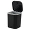 Mini Trash Can, Small Trash Can, 0.5 Gallon Mini Wastebasket Container Bin for Desk, Countertop- Black...