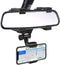 VAGURFO Rear View Mirror Phone Holder Mount, Car Phone Bracket/Stand with 270° Swivel and Adjustable Clips, Universal Smartphone Cradle, Black......