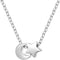 Jude Jewelers Stainless Steel Star Moon Charms Wedding Statement Collar Choker Necklace...