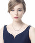 925 Sterling Silver Classic Love Polished Sideways Arrow Horizontal Womens Pendant Necklace...