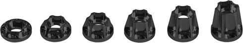 Metal RC 12mm Wheel Hex Hub Extension Combiner Compatible with 1.9/2.2inch Wheel Rim Axial SCX10 Traxxas TRX4 D90 1/10 RC Crawler (15mm, Black)...