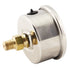 P251 Series 2" Dial, Oil Filled Pressure Gauge w/Brass Internals, 0-160 PSI/kPa, ±1.6% Accuracy, 1/4" NPT, Back Mount...