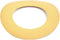 uxcell Air Compressor Compression Piston Ring Replacement Part 76mm OD 44mm ID 0.6mm Thickness, Yellow...