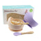 Jakuva Silicone Baby Bowls with Spoon, 2PCS Baby Feeding Set Suction Bowls for Kids Toddlers -BPA Free-Baby Dishes Utensils (Pink & Purple)...