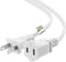 US AC Power Extension Cable Cord SPT-2 16AWG/2C 125V 13A 2-Prong Polarized Male to Female Extension Cord for NEMA 1-15P to NEMA 1-15R (10 ft, Whit...
