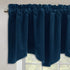 StangH Navy Blue Valances Curtains - Luxury Velvet Txture Tier Curtains Rod Pocket Top Home Fashion Short Curtains for Bedroom Gallery Office Wind...