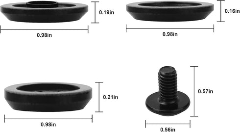 14-46-2075 Blade Flange Locking Bolt Kit Fits for Milwaukee 2522-20 Compact 3 Cut Off Part Set of 4...