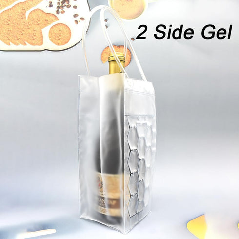 Wine Cooler Bag, Ice Bag for Wine Beer Bottle (2 Pack) Instant Cooling and Keeps Your Drink Cold Keep Cool and Chill Champagne Wine...
