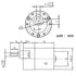 520 High Torque Micro Brush DC Motor Low Speed Gear Reduction Motor Eccentric Shaft Gearbox Diameter 37mm High Torque All Metal Gear Electric Micr...