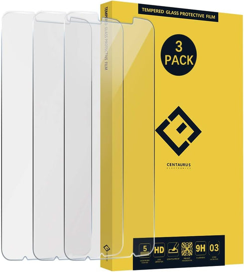 Screen Protector Replacement for Moto Z3 Play-(3 Pack) Ultra-Thin Anti-Scratch Anti-Fingerprint HD Clear Shatter Proof Tempered Glass Protective F...