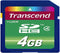 Transcend 4 GB Class 4 High Speed SDHC Flash Memory Card TS4GSDHC4...