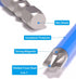 2023 New 10pcs Magnetic Special Flat Slotted Phillips Cross Head Screwdriver Bit Sets for Electrician PH2 Bit 1/4 Inch Hex Shank Screw Driver Dril...