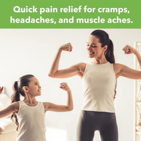 Pain Cramps Headaches Irritability Backaches Menstrual Joint Pain Reliever - Box with 24 Caplets...
