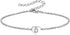 Initial Engraved Letter Bracelets Dainty Mini Size Heart Love Charm Stainless Steel Bracelets for Women Birthday Jewelry...