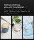 Electric Handheld Milk Frother, Wireless Coffee Milk Mixer, Portable Drink Mixer, for Milk Foam and Latte Art, Powered by Battery, 35mmX214mm, Bla...
