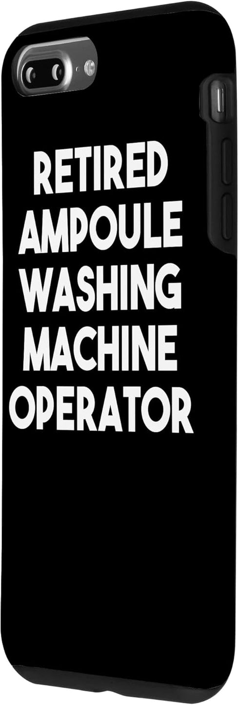 iPhone 7 Plus/8 Plus Retired Ampoule Washing Machine Operator Case...