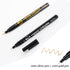 Chrome Metallic Marker Pen for Nail Art, 2PCS Gold Silver Liner Polish Pen, Drawing Dotting Nail Art Graffiti Pen, Mirror Effect Painting Gel, Mar...