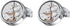 Mr.Van Men's Cufflinks - Rhodium-Plated Brass Steampunk Gear Design, Non-Rotating Watch Movement - Gift Box Included...