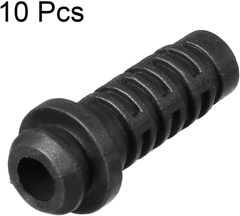 uxcell 10pcs 5mm Inner Dia PVC Strain Relief Cord Boot Protector Power Tool Hose Black...