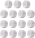 15PCS PVC Round Female Thread Hose Connector 1/2PT Pipe Fitting Cap Pipe End Cap Plug for Plumbing Applications, Perfect for DIY Projects, Pipe Re...