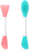 Face Mask Applicator, 2 Pcs Reusable Silicone Facial Scrubber Brushes for Applying Skin Care Products Beauty Skincare Supplies Tool Massage Spatul...