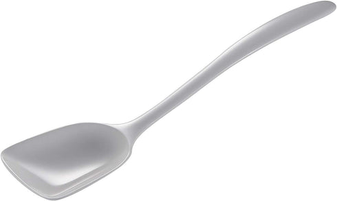 Hutzler 11 Inch Melamine Flat-Front Spoon (White)...