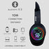 Headphones Cat Ear Wireless Bluetooth 5.3 60H Over Ear, 8H with Led Light Foldable Music Gaming Headset with Aux 3.5mm Mic for Game Pad Tablet Lap...