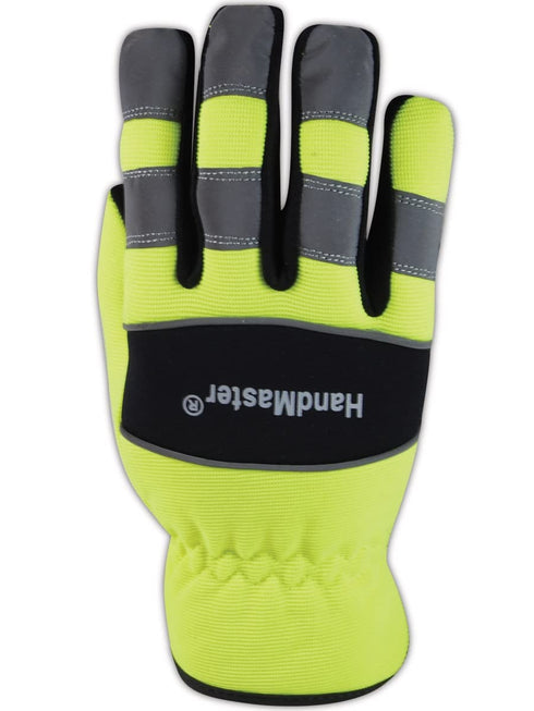 MAGID MECH106XL HandMaster MECH106 High-Visibility Mechanics Gloves, Full Finger, X-Large, Hi/Vis Yellow...