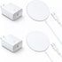 Magnetic Wireless Charger for iPhone 15 14 Wireless Charger with 20W PD USB C Charger, 2 Pack SMOONFACE Compatible with Magsafe Charger for iPhone...