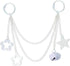 Ita Bag Chain, Ita Bag Accessories,DIY Decoration Ita Bag Chain Accessory Pin,Decorative Chain for Ita Bag (white)...