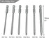 10pcs 100mm Magnetic Flat Slotted Phillips Cross Head Screwdriver Bit Sets 1/4 Inch Hex Shank S2 Steel Screw Driver Drive Drill Bits for Electric ...