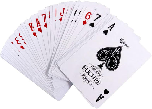 Regal Games Euchre Card Games 2 Pack - Adult Playing Card Game Set with Score Sheets - Family Fun Game Night - Ideal for 2-4 Player...