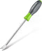 WORKPRO 11.5" Dandelion Weeder Puller Tool with Soft Handle, Polished Stainless Steel Garden Weed Remover Tool, Two-Pronged Fork Weeder Tool for L...