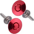 2Pack Quick Release Latch Lock Clip Push Button Bonnet Kit 1.25in/32mm Diameter Universal Aluminum Alloy Quick Latch Lock for Auto Car Bumper Lice...