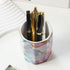 Ceramic Pencil Holder Pen Holder for Desk Cute Pencil Cup Pot Desk Organizer Makeup Brush Holder(Purple)...