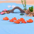 16 pcs Fish Frog Lotus Miniatures Garden Bonsai Mini Ornaments Fish Tank Decors...