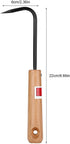 Weeder, Metal Garden Weeding Tool with Wood Handle Mini Weed Puller Cultivator for Digging Edging Planting...