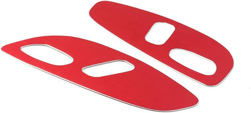 RT-TCZ for Chevy Camaro Seat Adjustment Switch Button Trim Cover for Chevrolet Camaro 2017 Up Red Interior Accessories 2pcs...