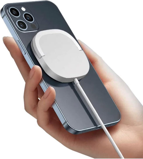 Magnetic Wireless Charging with QI 10W to 15W Smart Wireless Charger/Blue...