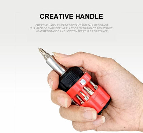 13-in-1 Multifunction Mini Combination Ratchet Screwdriver, Multi-Bit. Outdoor set, easy to carry, creative tool, suitable for many purposes....